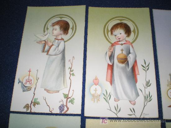 Postales: ESTAMPAS  RELIGIOSAS - EXTASIS /E - 9 NUMEROS - Foto 4