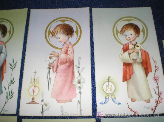 Postales: ESTAMPAS  RELIGIOSAS - EXTASIS /E - 9 NUMEROS - Foto 5