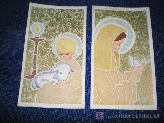 Postales: ESTAMPAS RELIGIOSAS - N&ordm; 1 AL 5 - Foto 2