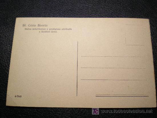 Postales: POSTAL RELIGIOSA - CRISTO RISORTO - Foto 2