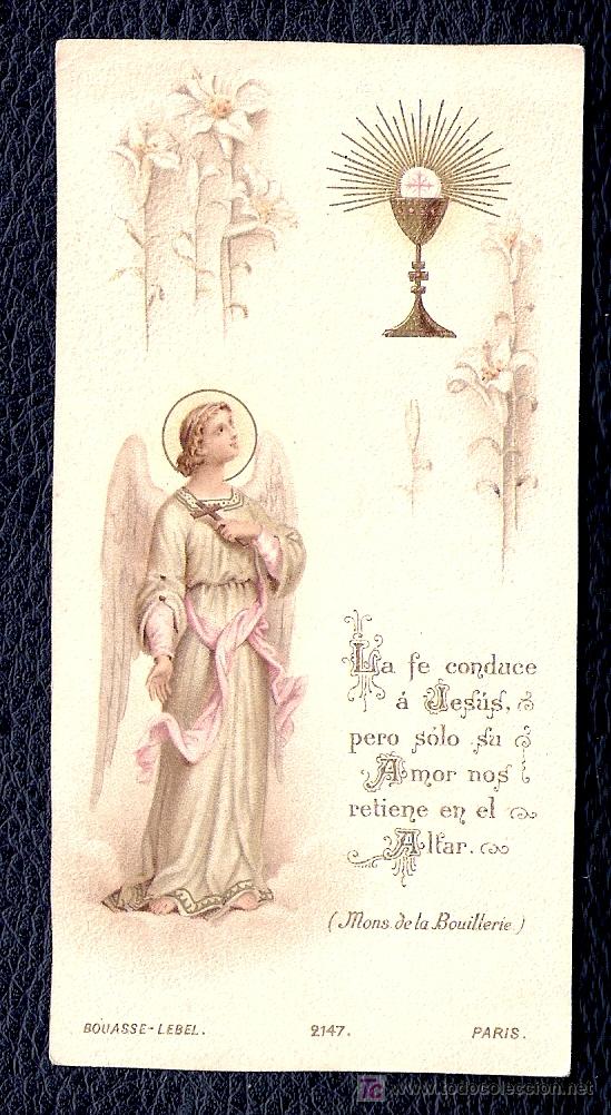 Cartoline: RECUERDO DE LA PRIMERA COMUNI&Oacute;N - TAMA&Ntilde;O: 6  X 11CMS.