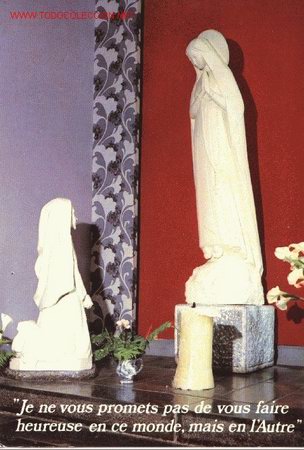 Postales: Postal Virgen de Lourdes - Foto 1
