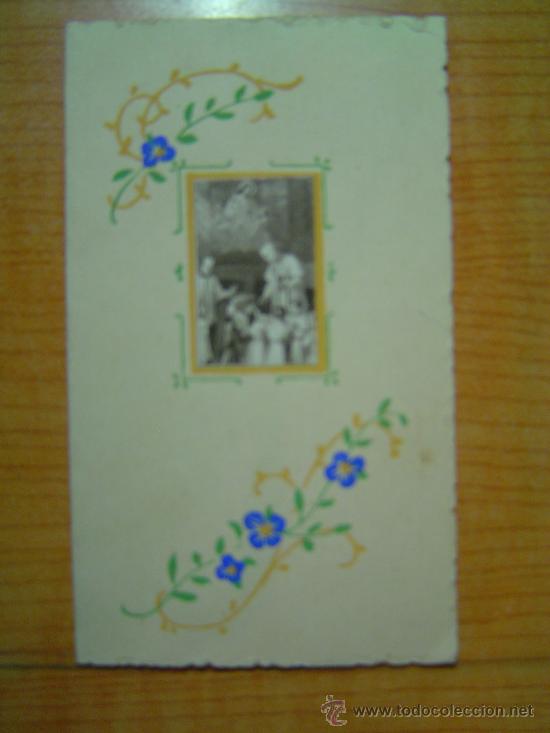 Postales: RECORDATORIO DE COMUNION DE DIA 8 JUNIO DE 1939 - IMP PAYA LERIDA