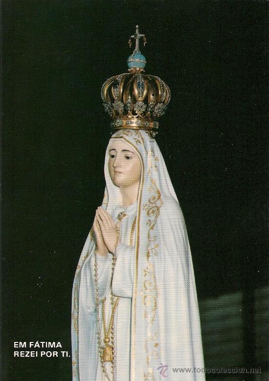 postal virgen de fatima -portugal - Comprar Postales ...