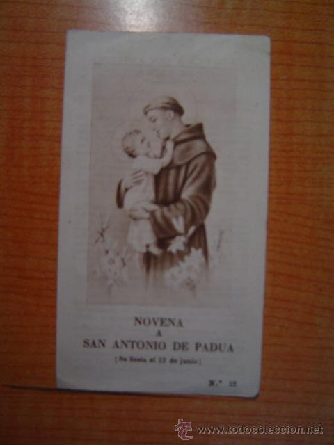 Postales: NOVENA A SAN ANTONIO DE PADUA- ENVIO NACIONAL GRATIS