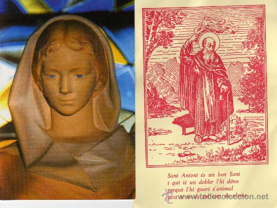 Postales: Lote de 2 estampas religiosas. - Foto 1