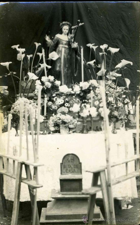Cartoline: Postal fotografica. Santa Rita de Casia. Zona de Padron