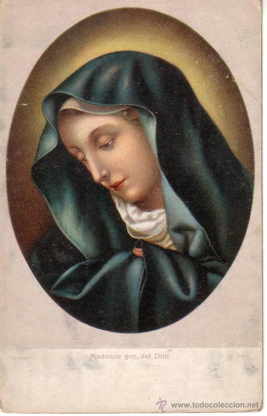 Postales: MADONNA GE DEL DITO - CARLO DOLCI