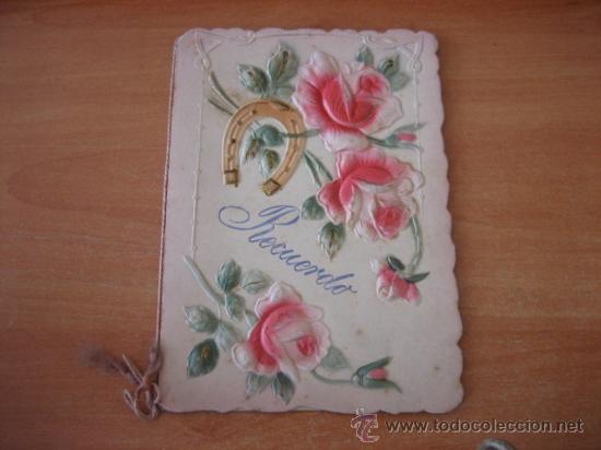 Postales: ANTIGUO RECORDATORIO DE BAUTIZO  TROQUELADA  1912
