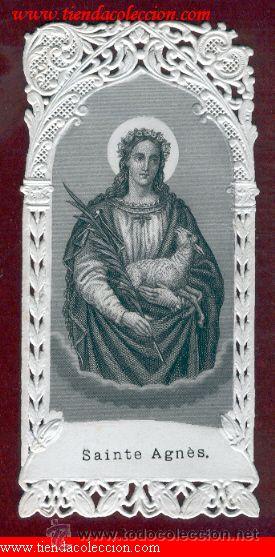 Postcards: Estampa troquelada (o de encaje). siglo XIX de Sainte Agn&egrave;s