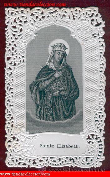 Postcards: Estampa troquelada (o de encaje). siglo XIX de Sainte Elisabeth