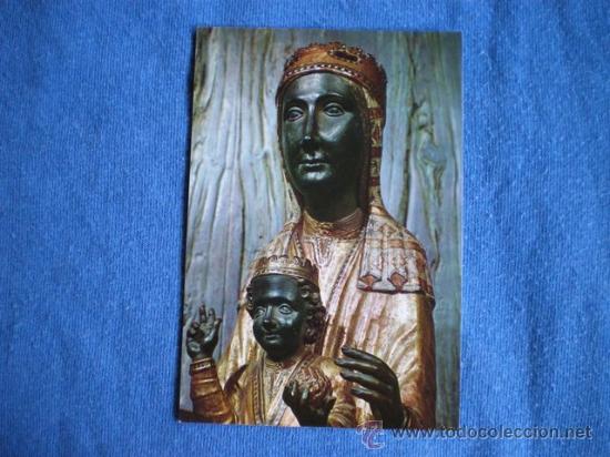 Cartes Postales: ESTAMPA RECORDATORIO VIRGEN MONTSERRAT CON CANTICO DE MARIA