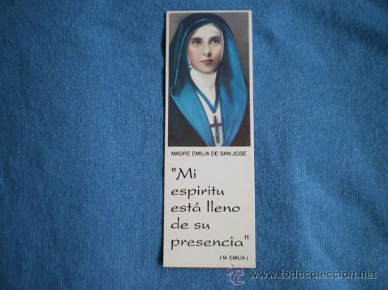 Cartoline: ESTAMPA RECORDATORIO MADRE EMILIA DE SAN JOSE CON ORACION