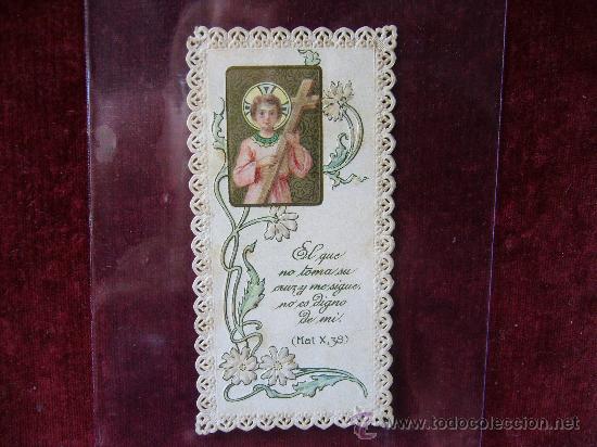 Postales: Estampa antigua del Ni&ntilde;o Jes&uacute;s