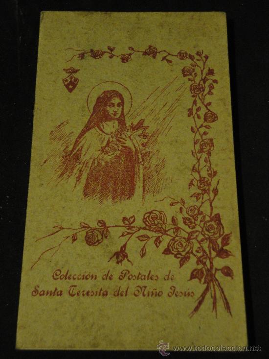 Postales: PRECIOSO BLOC DE COLECCION DE POSTALES DE SANTA TERESITA DEL NI&Ntilde;O JESUS. CON 18 POSTALES