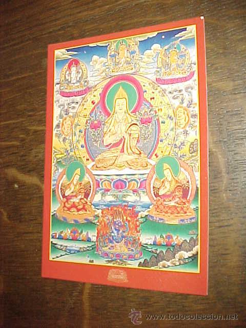 Cartes Postales: POSTAL TIBETANA. TSONGKHAPA. SURENDRA'S TIBETAN THANKA TREASURE.