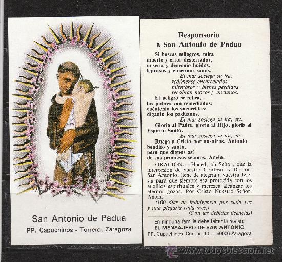 Postales: SAN ANTONIO DE PADUA