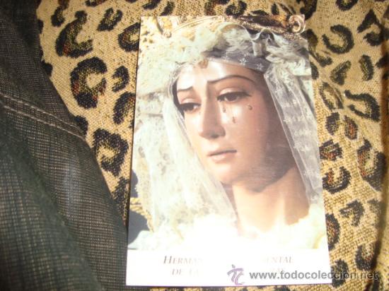 Postkarten: estampa virgen de la CABEZA, hermanda sacramental de las siete palabras,