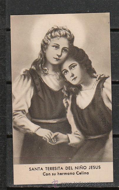 Postales: SANTA TERESITA DEL NI&Ntilde;O JESUS CON SU HERMANA CELINA