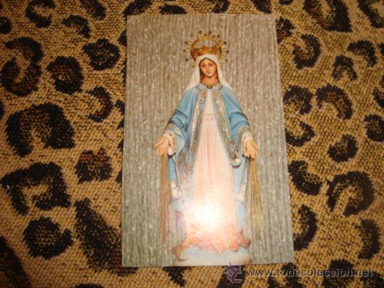 Cartoline: estampa virgen, novena ,