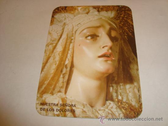 Postales: estampa de la virgen , nuestra se&ntilde;ora de los dolores
