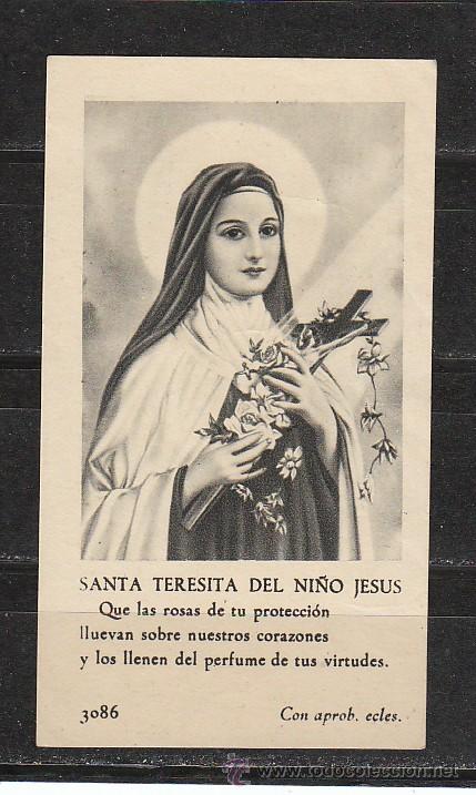 Postales: SANTA TERESITA DEL NI&Ntilde;O JESUS