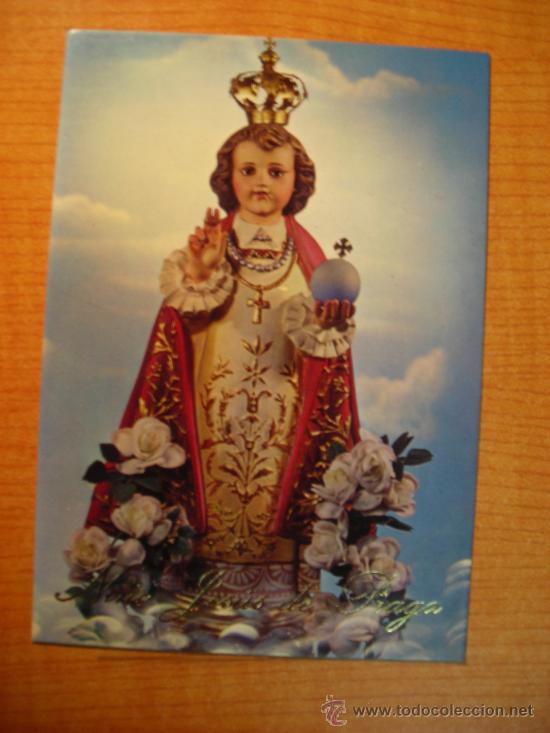 Postales: POSTAL  NI&Ntilde;O JESUS DE PRAGA SIN CIRCULAR