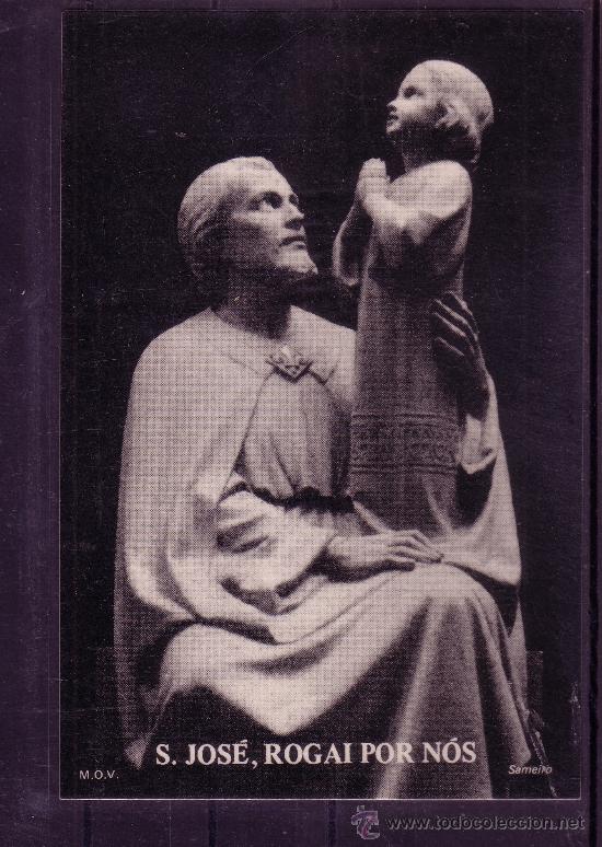 Postales: POSTAL CON FOTOGRAFIA DE SAN JOSE Y EL NI&Ntilde;O JESUS