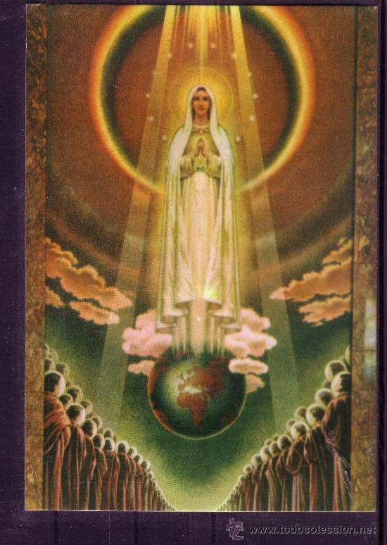 Postales: POSTAL DE LA VIRGEN DE FATIMA - Foto 1