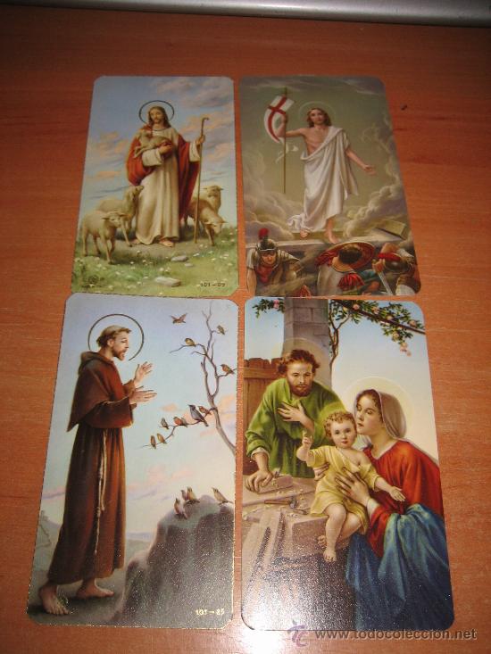 Postales: 4 ESTAMPAS RELIGIOSAS - Foto 1