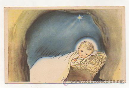 Postais: POSTAL ILUSTRADA. NI&Ntilde;O JESUS.