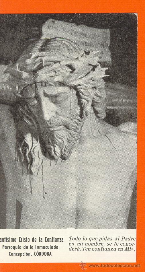 Postales: SANTISIMO CRISTO DE LA CONFIANZA . PAROQUIA DE LA INMACULADA CONCEPCION. CORDOBA
