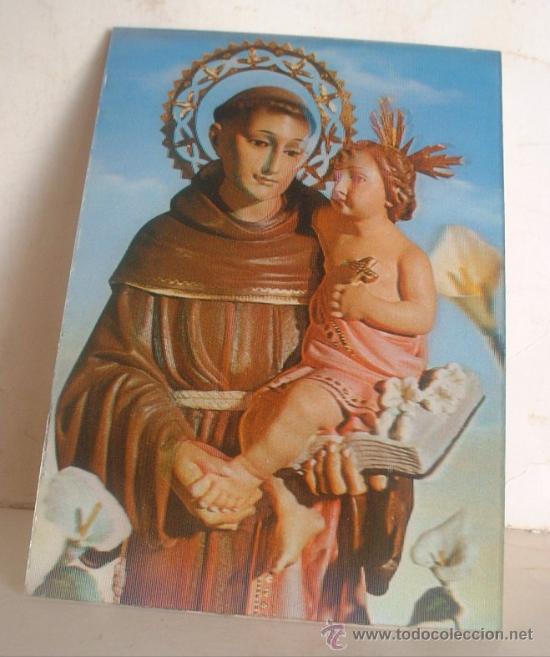 Postales: POSTALES ESCUDO DE ORO, POSTAL PATENTADA, EN RELIEVE. R-105 SAN ANTONIO DE PADUA. CC