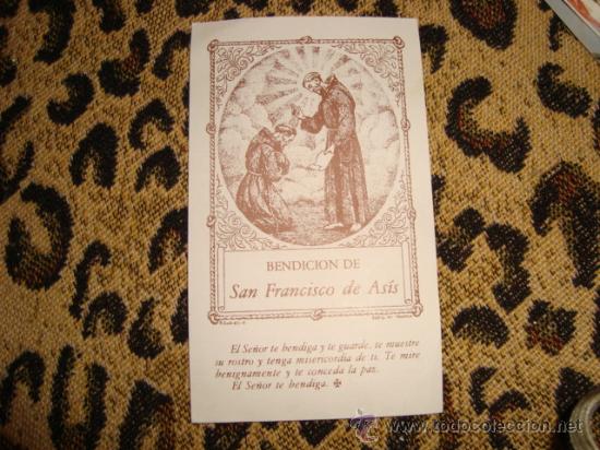 Postales: bendicion de san francisco de asis - Foto 1