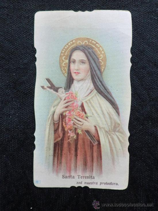 Postales: Estampa Santa Teresita del Ni&ntilde;o Jes&uacute;s 1929