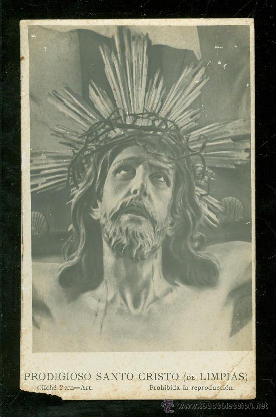 Postais: TARJETA POSTAL DE PRODIGIOSO SANTO CRISTO DE LIMPIAS.