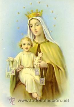 Postales: 7-esp399. Postal Virgen del Carmen - Foto 1