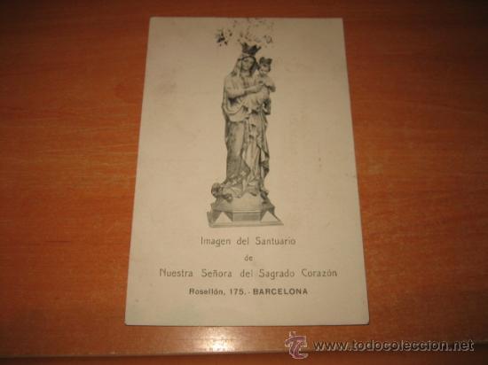 Postales: IMAGEN DEL SANTUARIO DE NTRA.SRA.DEL SAGRADO CORAZON  CIRCULADA 5 DE JULIO DE 1918
