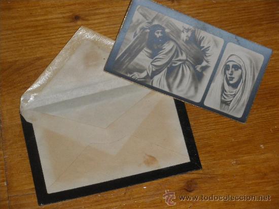 Postales: ESQUELA MORTUORIA. 1944.