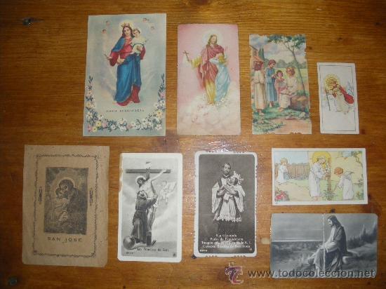 Postales: 9 ESTAMPAS RELIGIOSAS. MR.