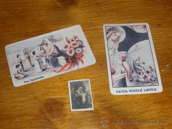 Postkarten: 3 ANTIGUAS ESTAMPAS RELIGIOSAS.