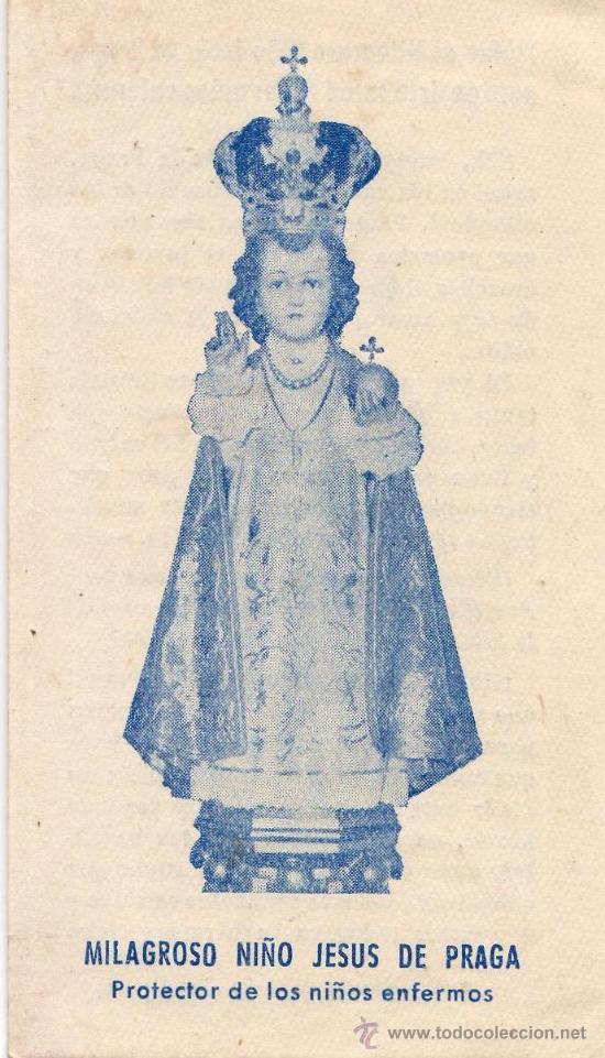 Postales: MILAGROSO NI&Ntilde;O JESUS DE PRAGA .....ENVIO GRATIS