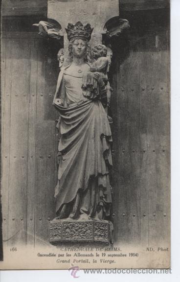 Postales: REIMS. LA VIRGEN - Foto 1