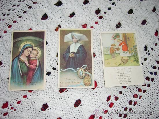 Postais: 3 Postales religiosas antiguas