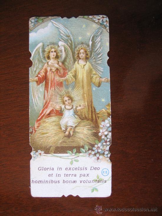 Postales: Estampa Ni&ntilde;o Jes&uacute;s con Angeles.