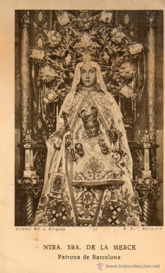 Postales: Ntra. sra. de la Merce Barcelona - Foto 1