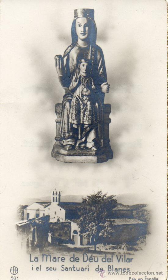 Postales: La Mare de D&eacute;u del Vilar Santuari de Blanes