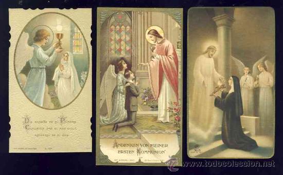 Postales: Lote de 3 estampas religiosas - Foto 1