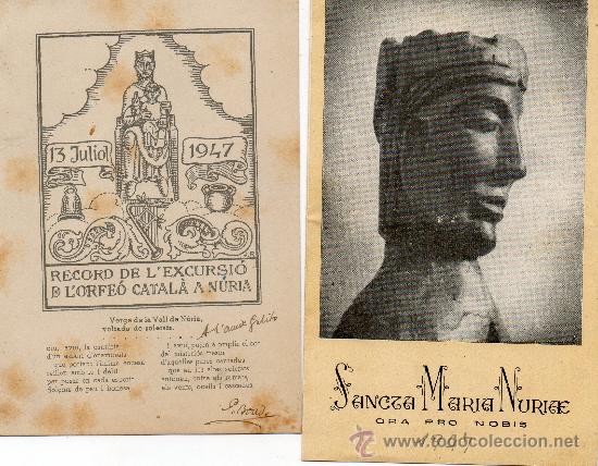 Postales: 2 papeles N&uacute;ria1947