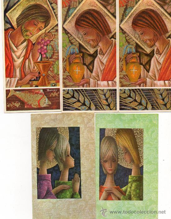 Postales: 5 postales a&ntilde;os 68